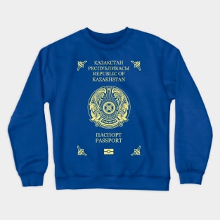 Kazakhstan passport Crewneck Sweatshirt